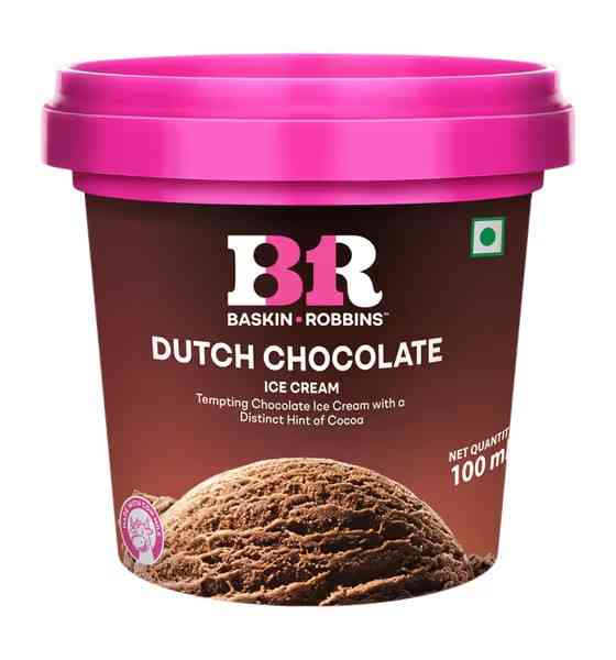 Baskin Robbins Dutch Chocolate Ice Cream Cup